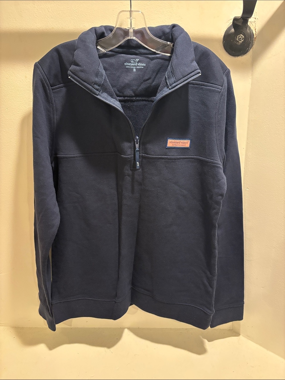 Vineyard Vines Kid’s Navy Quarter-Zip Pullover